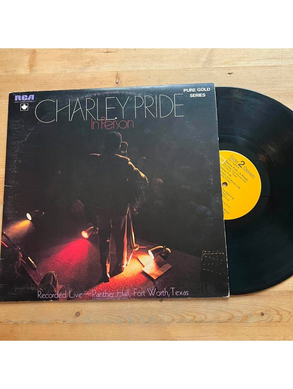 Charley Pride - Charley Pride in Person 33rpm VG+ VR16
